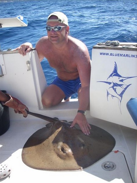round stingray Cavalier & Blue Marlin Sport Fishing Gran Canaria