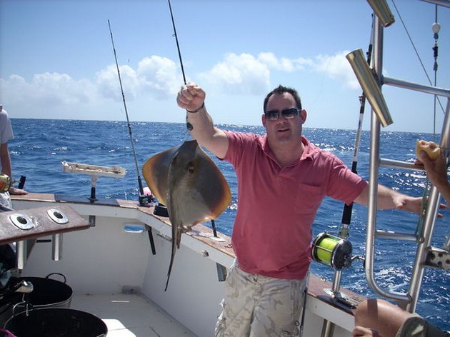 Puerto Rico 17.45 uur<br>HARDE WIND<br><br>Een vrij harde wind - Cavalier & Blue Marlin Sport Fishing Gran Canaria