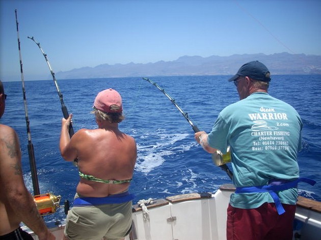 Puerto Rico 17.30 YELLOWFIN TUNA Det var inte riktigt Cavalier & Blue Marlin Sport Fishing Gran Canaria