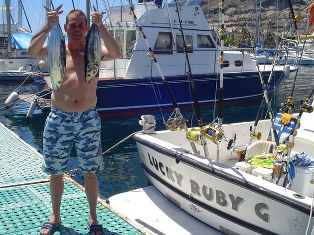 Puerto Rico 19.05 SKIPJACK TUNAS De flesta av dem - Cavalier & Blue Marlin Sport Fishing Gran Canaria