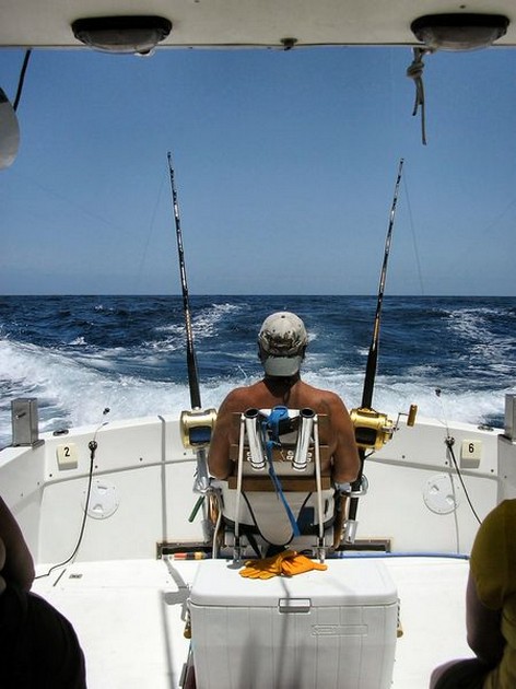 the fighting chair Cavalier & Blue Marlin Sport Fishing Gran Canaria