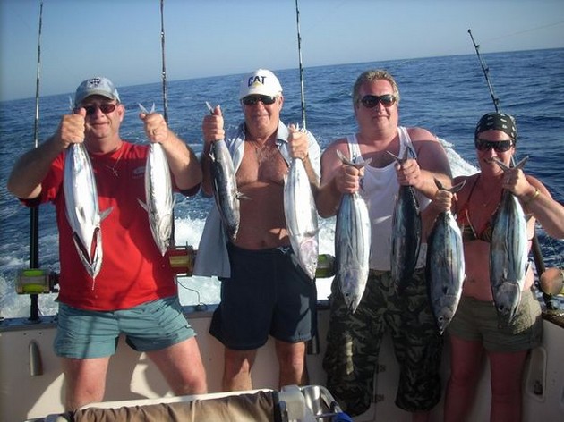 satisfied fishermen Cavalier & Blue Marlin Sport Fishing Gran Canaria