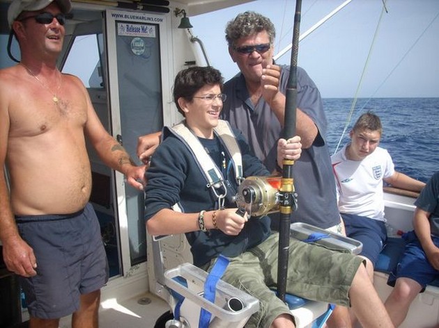 hooked up Cavalier & Blue Marlin Sport Fishing Gran Canaria