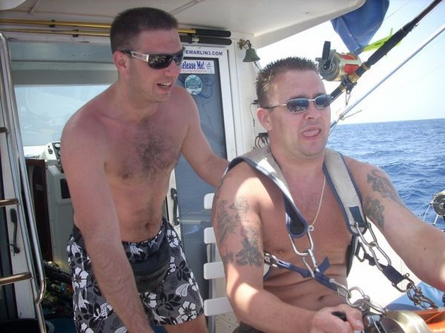 hooked up Cavalier & Blue Marlin Sport Fishing Gran Canaria