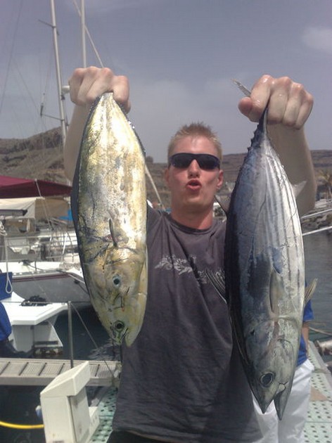 dorado & skipjacks Cavalier & Blue Marlin Sport Fishing Gran Canaria