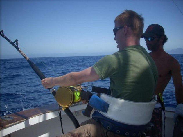 hooked up Cavalier & Blue Marlin Sport Fishing Gran Canaria
