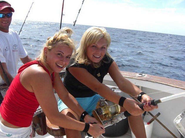 hooked up Cavalier & Blue Marlin Sport Fishing Gran Canaria