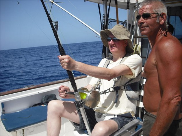 hooked up Cavalier & Blue Marlin Sport Fishing Gran Canaria