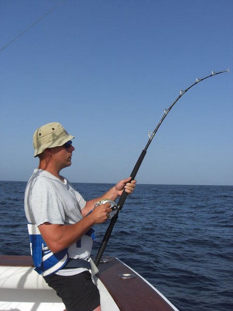 hooked up Cavalier & Blue Marlin Sport Fishing Gran Canaria