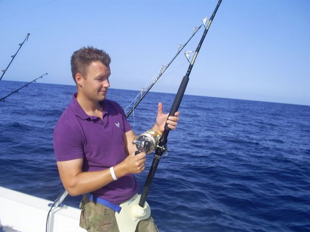 hooked up Cavalier & Blue Marlin Sport Fishing Gran Canaria