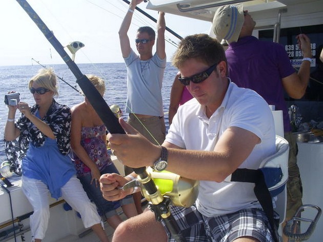 hooked up Cavalier & Blue Marlin Sport Fishing Gran Canaria