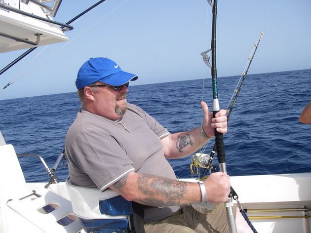 hooked up Cavalier & Blue Marlin Sport Fishing Gran Canaria