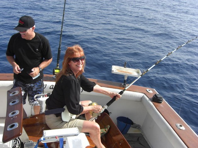 GROTE & ZWARE ROGGEN<br><br>Zowel gisteren als vandaag werd - Cavalier & Blue Marlin Sport Fishing Gran Canaria