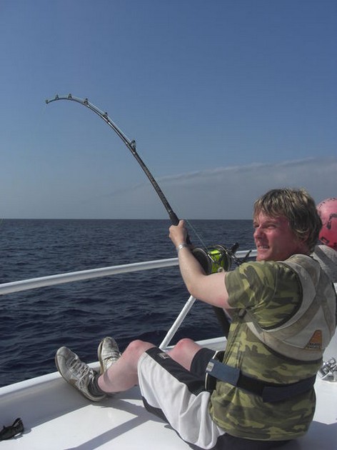 hooked up Cavalier & Blue Marlin Sport Fishing Gran Canaria