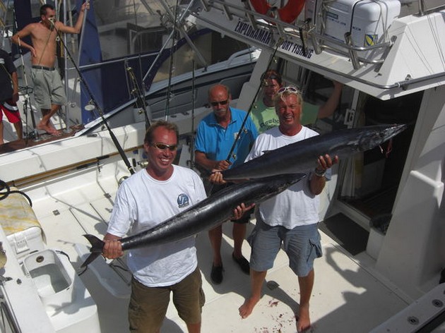 2 WAHOO`S<br><br>Today, it was only the boat Exploramar, - Cavalier & Blue Marlin Sport Fishing Gran Canaria