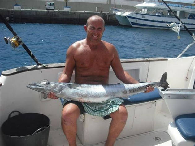 OPNIEUW WAHOO<br><br>Bij het slepend visssen werd er vandaag - Cavalier & Blue Marlin Sport Fishing Gran Canaria