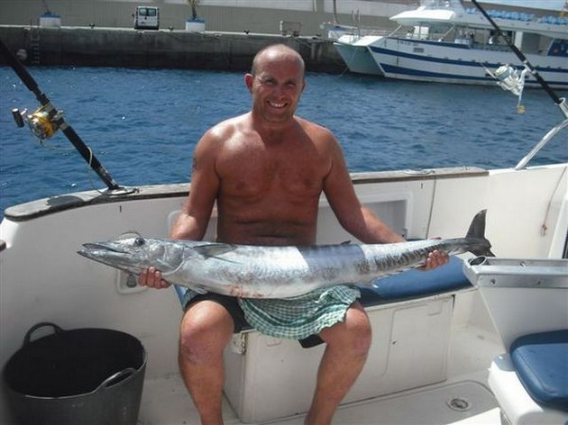 IGEN WAHOO Idag 15/09 var det den engelska fiskaren - Cavalier & Blue Marlin Sport Fishing Gran Canaria