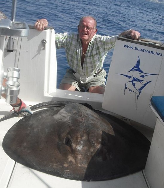 25/09 round stingray Cavalier & Blue Marlin Sport Fishing Gran Canaria