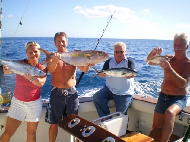 AMBERJACK 12 KILO.<br><br>De vaste bezoekers van dit `Laatste - Cavalier & Blue Marlin Sport Fishing Gran Canaria