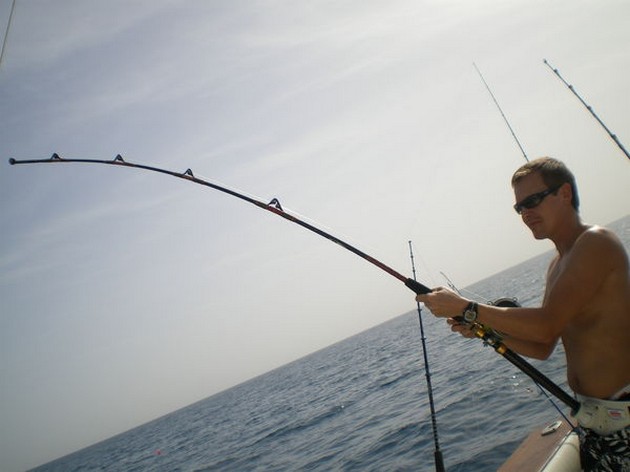 RONDE PIJLSTAARTROG<br><br>Het was vandaag Hendrik Isomaa - Cavalier & Blue Marlin Sport Fishing Gran Canaria