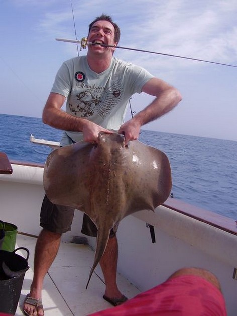 Roughtail Stingray Cavalier & Blue Marlin Sport Fishing Gran Canaria