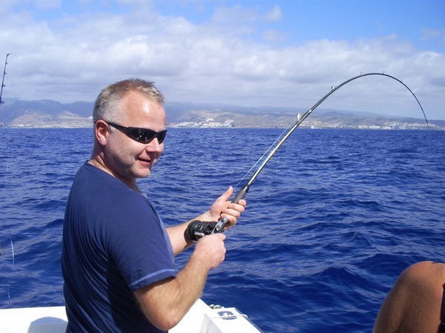 VLINDERROGGEN<br><br>Gisteren werd er op de Exploramar al - Cavalier & Blue Marlin Sport Fishing Gran Canaria