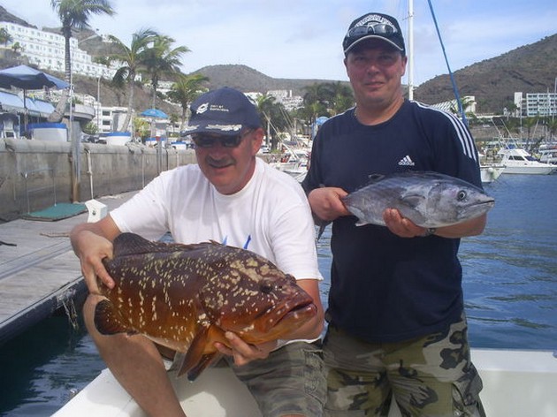 GROUPER Idag en "News Flash" av båten Exploramar. Billy - Cavalier & Blue Marlin Sport Fishing Gran Canaria
