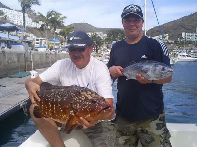 GROUPER<br><br>Today a `News Flash` of the boat Exploramar.<br><br>Billy - Cavalier & Blue Marlin Sport Fishing Gran Canaria