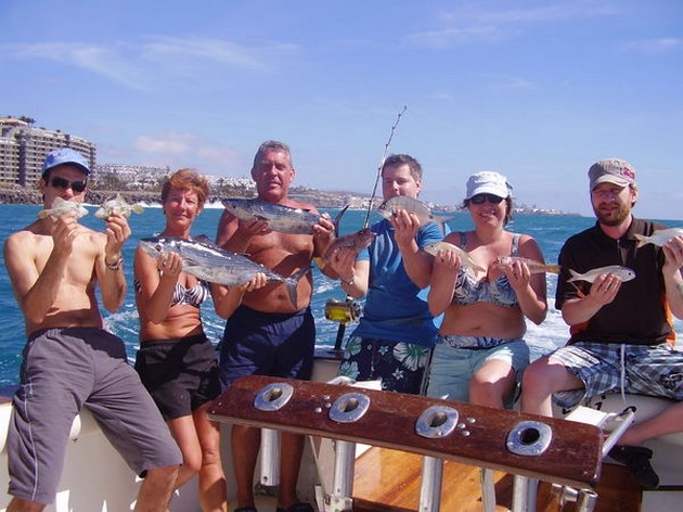 ENGELHAAI en ATLANTISCHE SIERRA TONIJN<br><br>Op alle twee - Cavalier & Blue Marlin Sport Fishing Gran Canaria