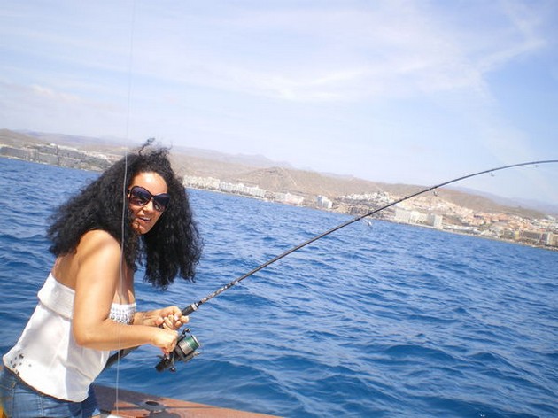 NORTH ATLANTIC BONITO`S Den tyngsta fisken i morse - Cavalier & Blue Marlin Sport Fishing Gran Canaria