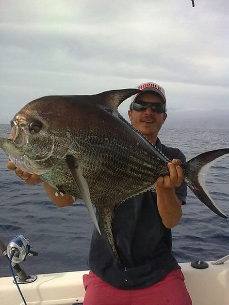 10/04 Big Scale Pomfret - Big Scale Pomfretof 17300 grams / 38.1 lb Cavalier & Blue Marlin Sport Fishing Gran Canaria