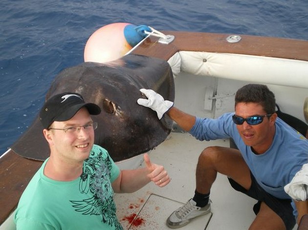 Roughtail Stingray Cavalier & Blue Marlin Sport Fishing Gran Canaria
