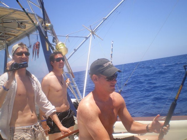 Three friends Cavalier & Blue Marlin Sport Fishing Gran Canaria