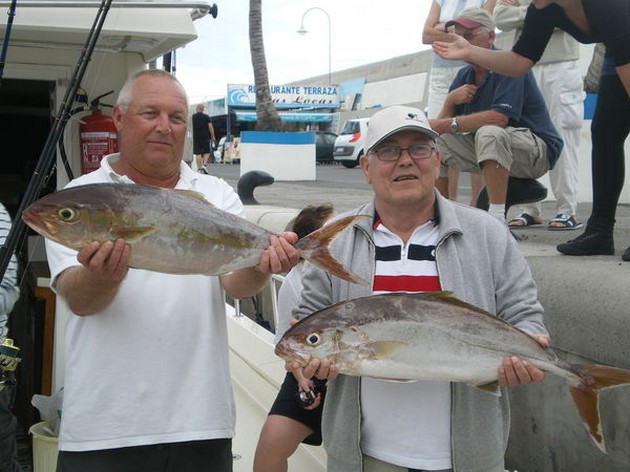 2 Amberjacks Cavalier & Blue Marlin Sport Fishing Gran Canaria