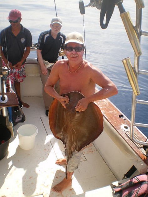 Roughtail Stingray Cavalier & Blue Marlin Sport Fishing Gran Canaria