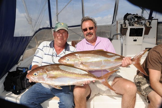 2 Amberjacks Cavalier & Blue Marlin Sport Fishing Gran Canaria