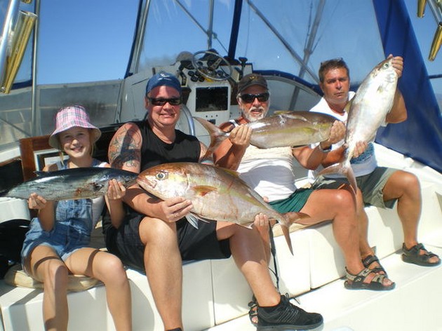 22/02 The Winners - Satisfied aglers on the boat Cavalier Cavalier & Blue Marlin Sport Fishing Gran Canaria