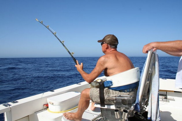 hooked up Cavalier & Blue Marlin Sport Fishing Gran Canaria