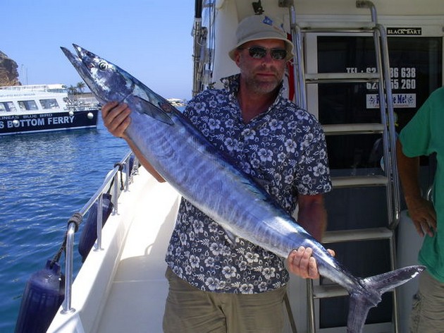 19,3 kg Wahoo Cavalier & Blue Marlin Sport Fishing Gran Canaria