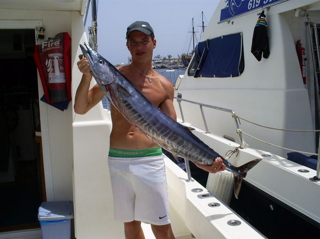 18 kg Wahoo Cavalier & Blue Marlin Sport Fishing Gran Canaria