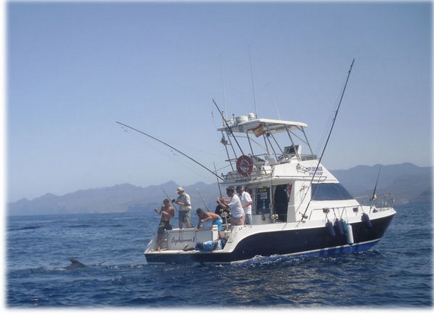 03/08 280 kg Blue Marlin Cavalier & Blue Marlin Sport Fishing Gran Canaria