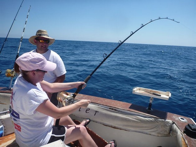 hooked up Cavalier & Blue Marlin Sport Fishing Gran Canaria