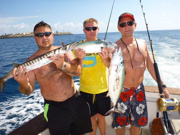 happy fishermen Cavalier & Blue Marlin Sport Fishing Gran Canaria
