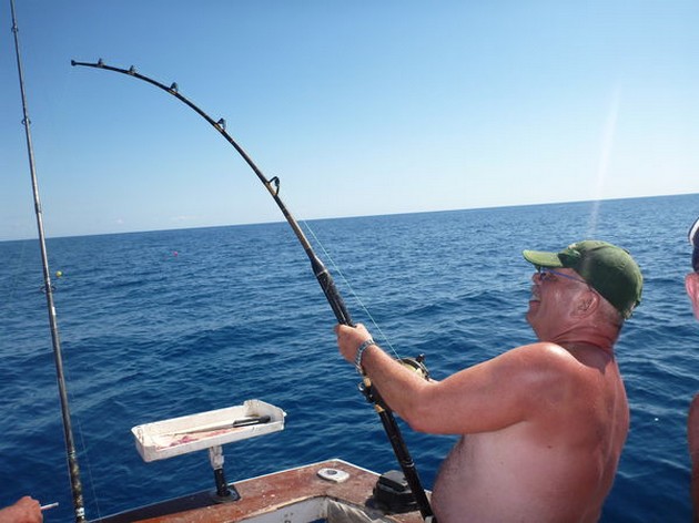 hooked up Cavalier & Blue Marlin Sport Fishing Gran Canaria