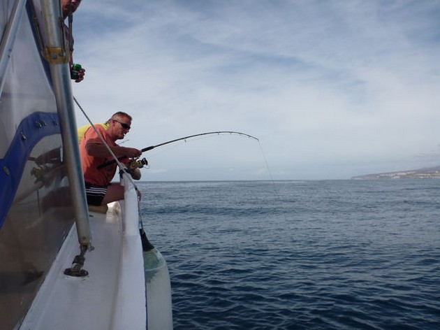 hooked up Cavalier & Blue Marlin Sport Fishing Gran Canaria