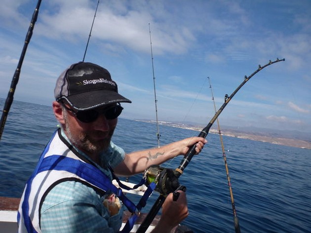 hooked up Cavalier & Blue Marlin Sport Fishing Gran Canaria