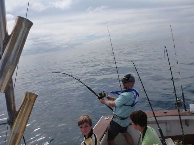 hooked up Cavalier & Blue Marlin Sport Fishing Gran Canaria