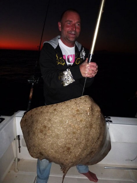 04/01 Butterfly ray Cavalier & Blue Marlin Sport Fishing Gran Canaria