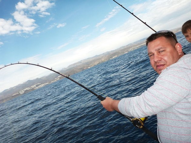 hooked up Cavalier & Blue Marlin Sport Fishing Gran Canaria