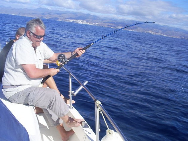 hooked up Cavalier & Blue Marlin Sport Fishing Gran Canaria